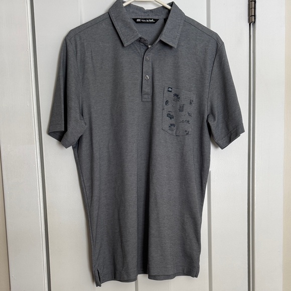 Travis Mathew Other - Travis Mathew Dark Gray Polo Shirt